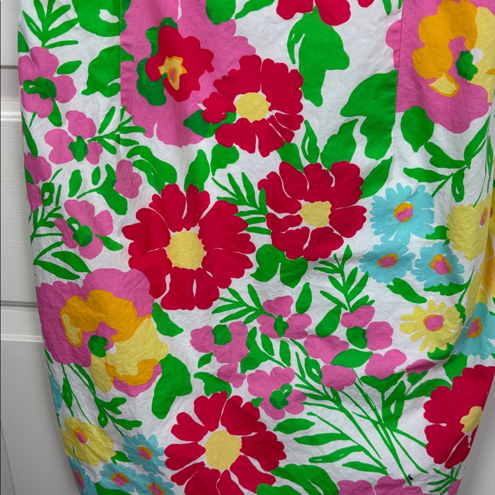 Lilly Pulitzer Floral Ants on Parade Mini Dress with Ruffle Straps - 10 - Picture 3 of 12